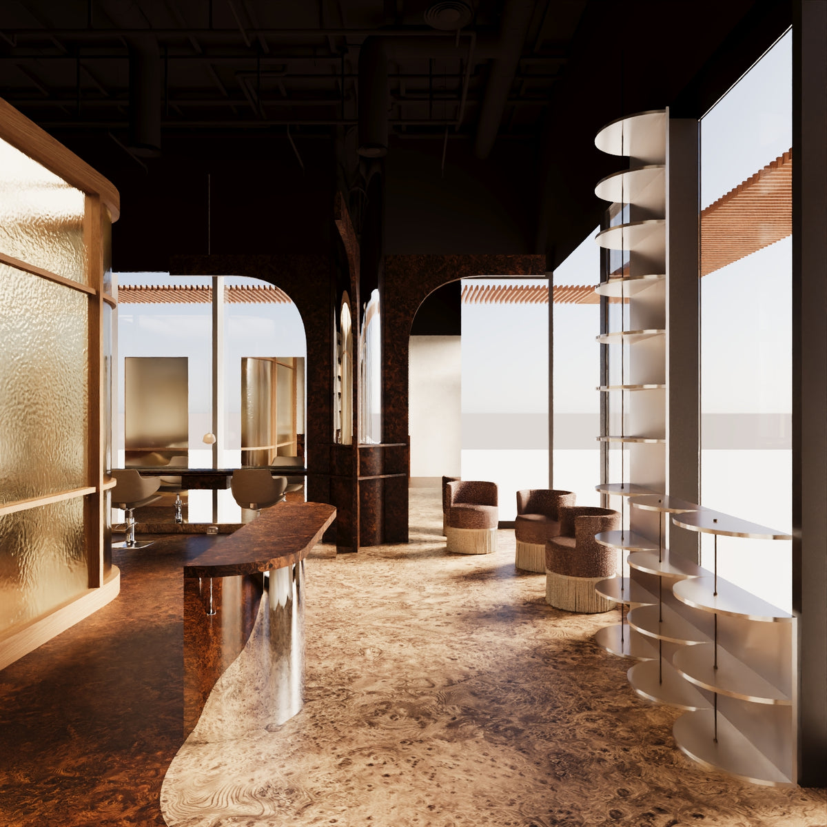Rendering of the West Vancouver salon
