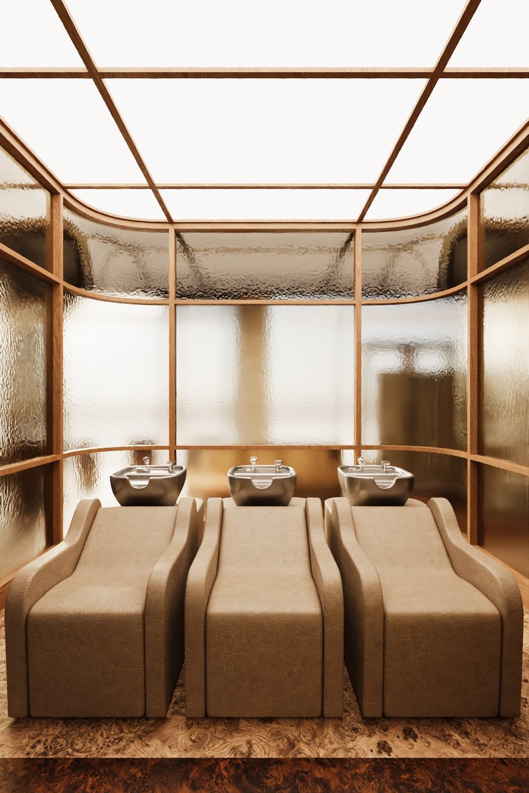 Rendering of the wash area